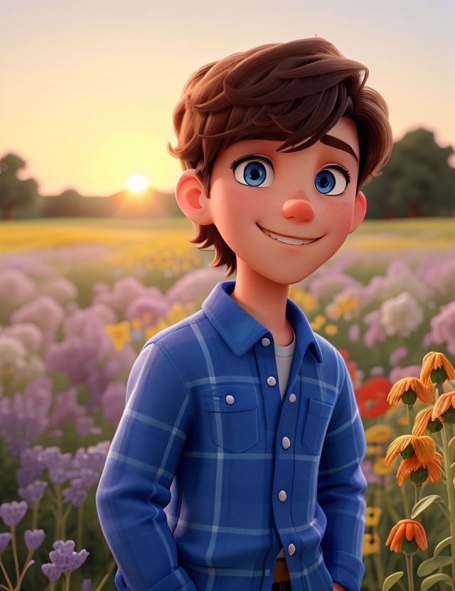 3D_Animation_Style_A_handsome_boy_with_piercing_blue_eyes_and_3