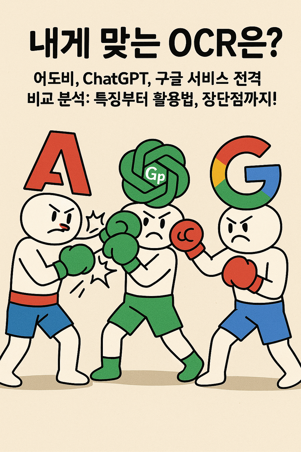 내게 맞는 OCR(PDF나 이미지 텍스트로 옮기기)은? 어도비, ChatGPT, 구글 서비스 전격 비교 분석: 특징부터 활용법, 장단점까지! image 1