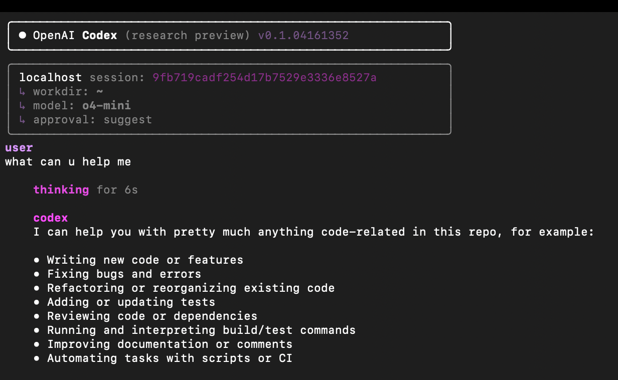 OpenAI Codex CLI와 Google 개발자 환경 구축하기 image 5