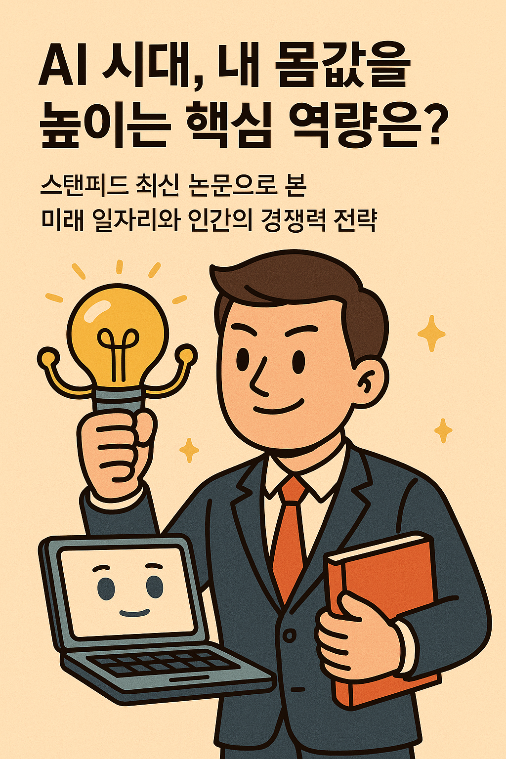 AI 시대, 내 몸값을 높이는 핵심 역량은? 스탠퍼드 최신 논문으로 본 미래 일자리와 인간의 경쟁력 전략 image 1