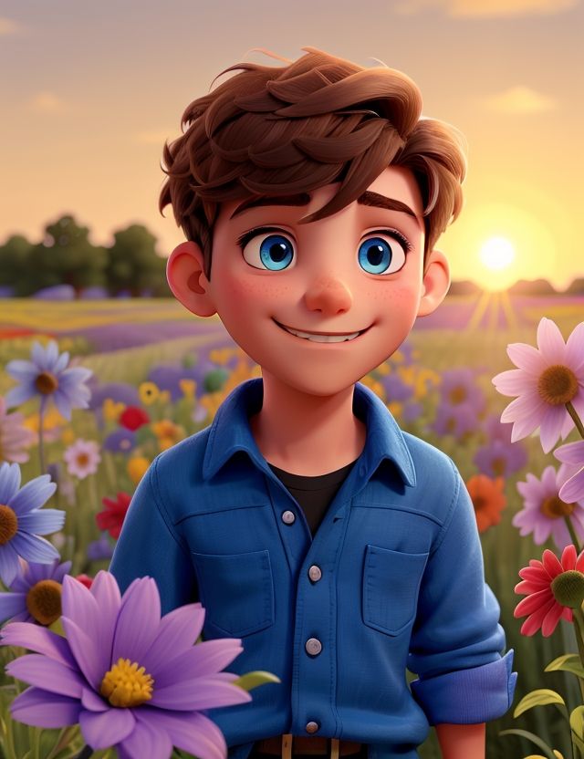 3D_Animation_Style_A_handsome_boy_with_piercing_blue_eyes_and_2