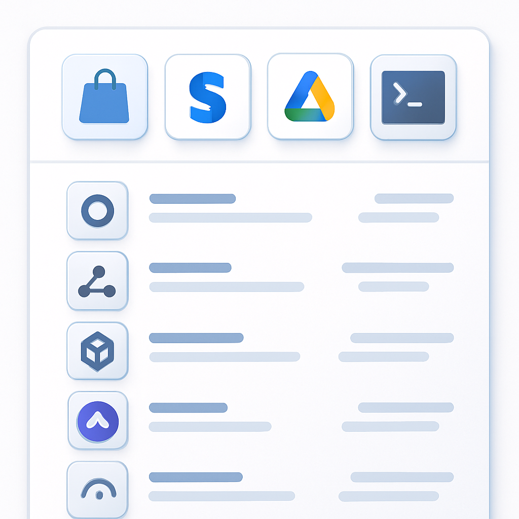 리스트 맨 위에는 운영자가 직접 만들었거나 밀접하게 연관된 대표 제품들이 스폰서 형태로 노출됩니다.대부분 커뮤니티에서 이미 이름이 좀 알려져 있고, 개발자·파워유저라면 관심을 가질 법한 도구