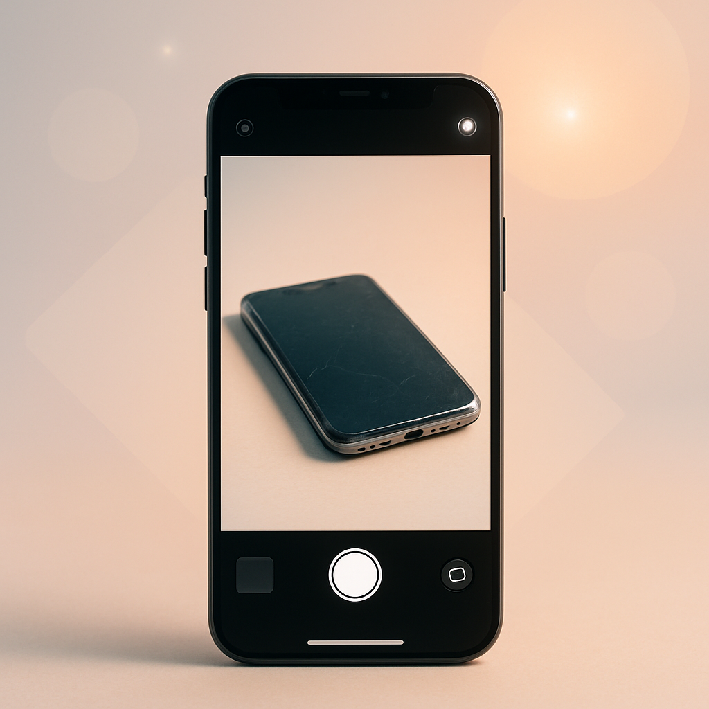 중고거래 상품 사진 예시 일러스트