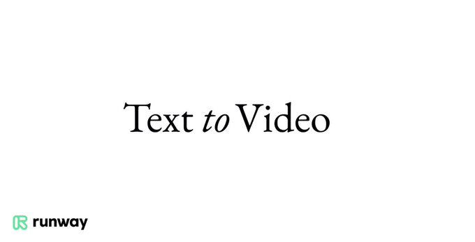 Runway의 text to video 모델의 이름은 Gen-2 image 1