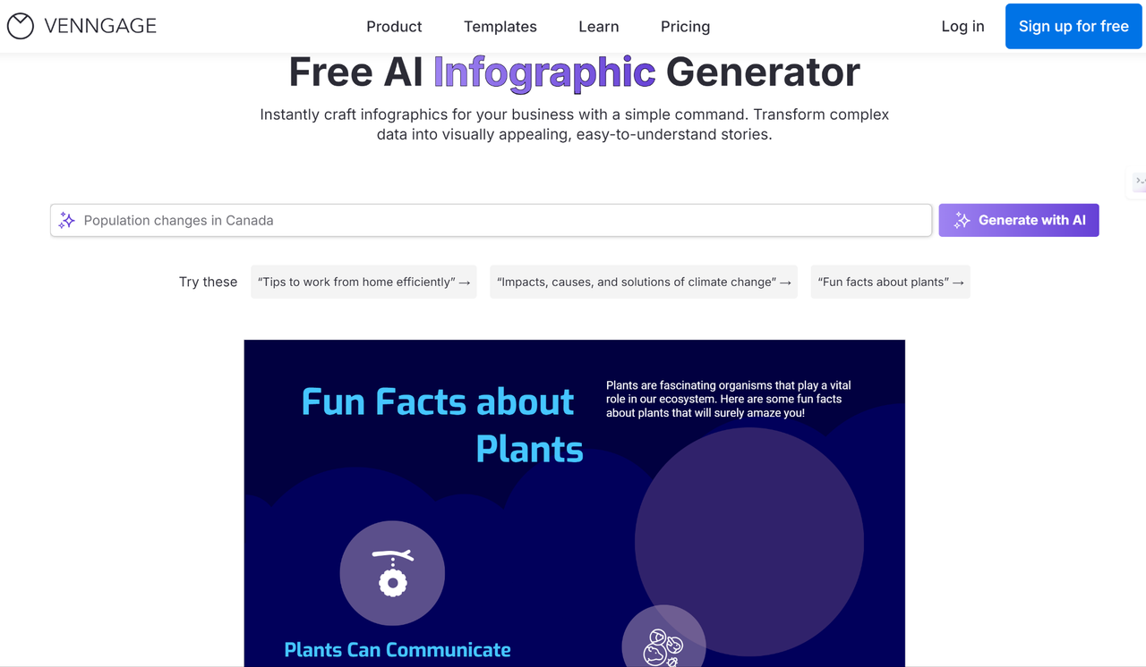 InfoGraphic AI Generator 추천 서비스 image 3