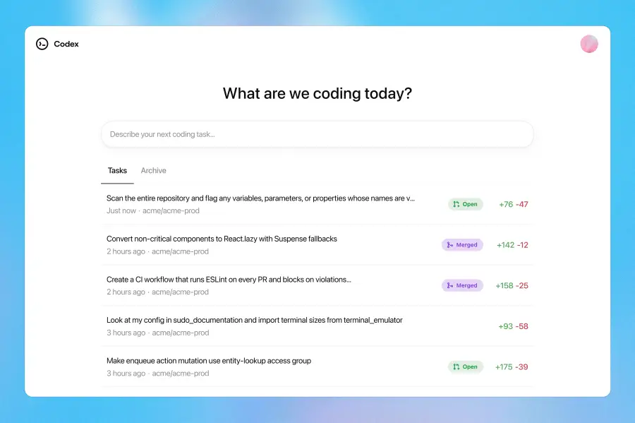 OpenAI Codex: 소프트웨어 개발용 자율 AI 에이전트 image 1