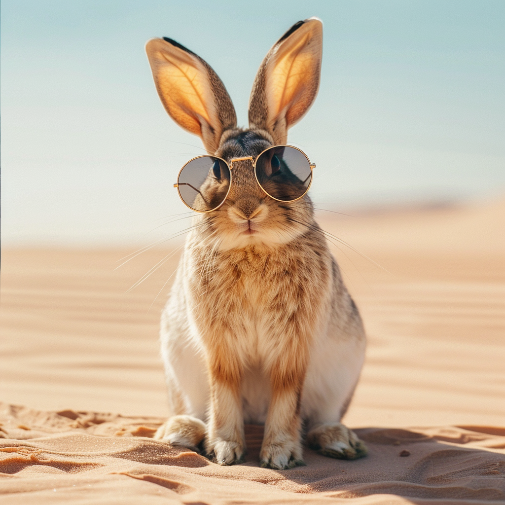 jyusigseu3704_A_rabbit_in_the_desert_wearing_sunglasses_736e178d-b0f4-420d-b892-a91ead5b5622_0