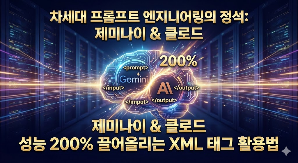 차세대 프롬프트 엔지니어링의 정석: 제미나이(Gemini)와 클로드(Claude) 성능을 200% 끌어올리는 XML 태그 활용법 image 1