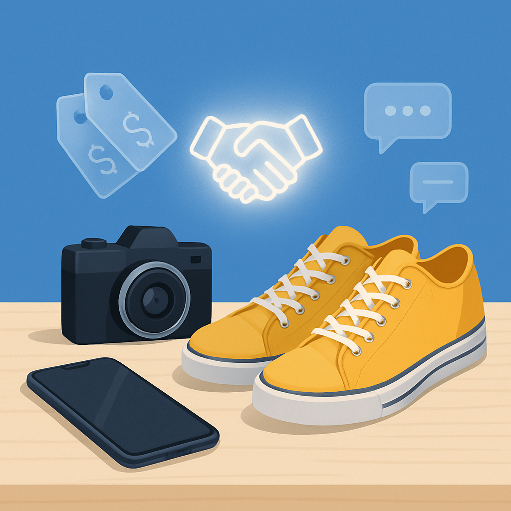 중고거래 제값 받기 흐름을 정리한 이미지