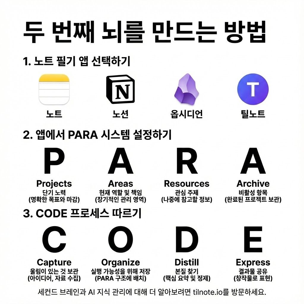 노트 앱과 PARA·CODE 시스템으로 하는 지식 관리와 생산성 향상 image 2