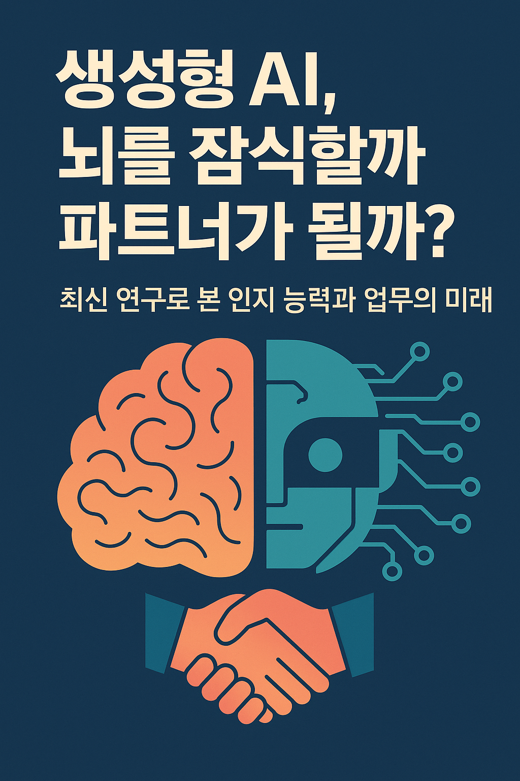 생성형 AI, 뇌를 잠식할까 파트너가 될까? 최신 연구로 본 인지 능력과 업무의 미래 image 1