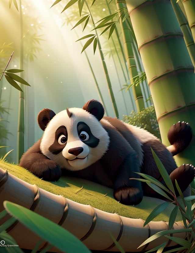 3D_Animation_Style_A_giant_panda_lounging_in_a_bamboo_forest_i_0
