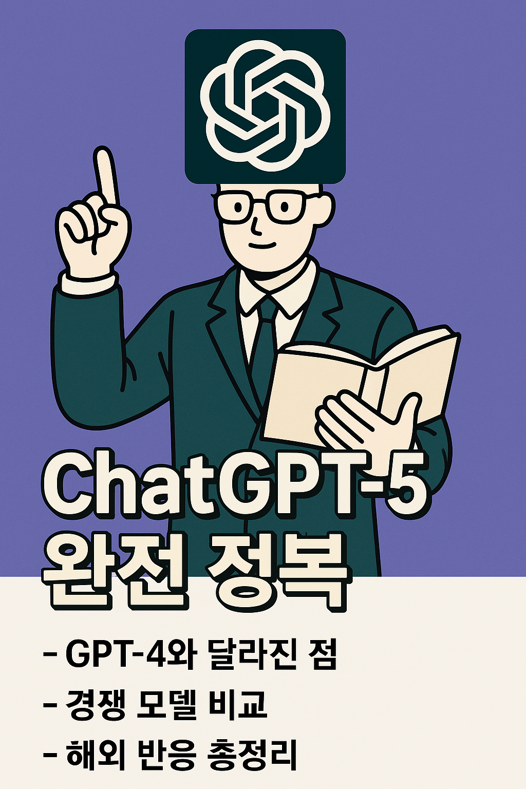 ChatGPT-5 완전 정복: GPT-4와 달라진 점, 경쟁 모델 비교, 해외 반응 총정리 image 1