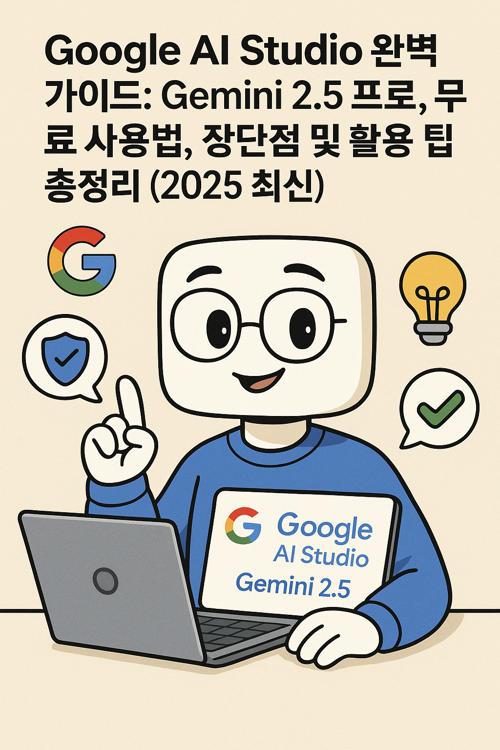 구글 AI 스튜디오 완벽 가이드: Gemini 2.5pro, 무료 사용법, 장단점 및 활용 팁 총정리 (2025녀 7월 기준) image 1