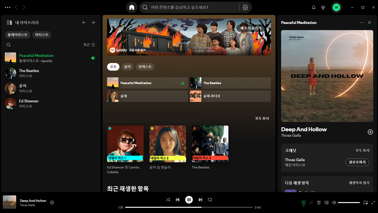 Spotify 광고 무료 요금제 한국 출시! image 1