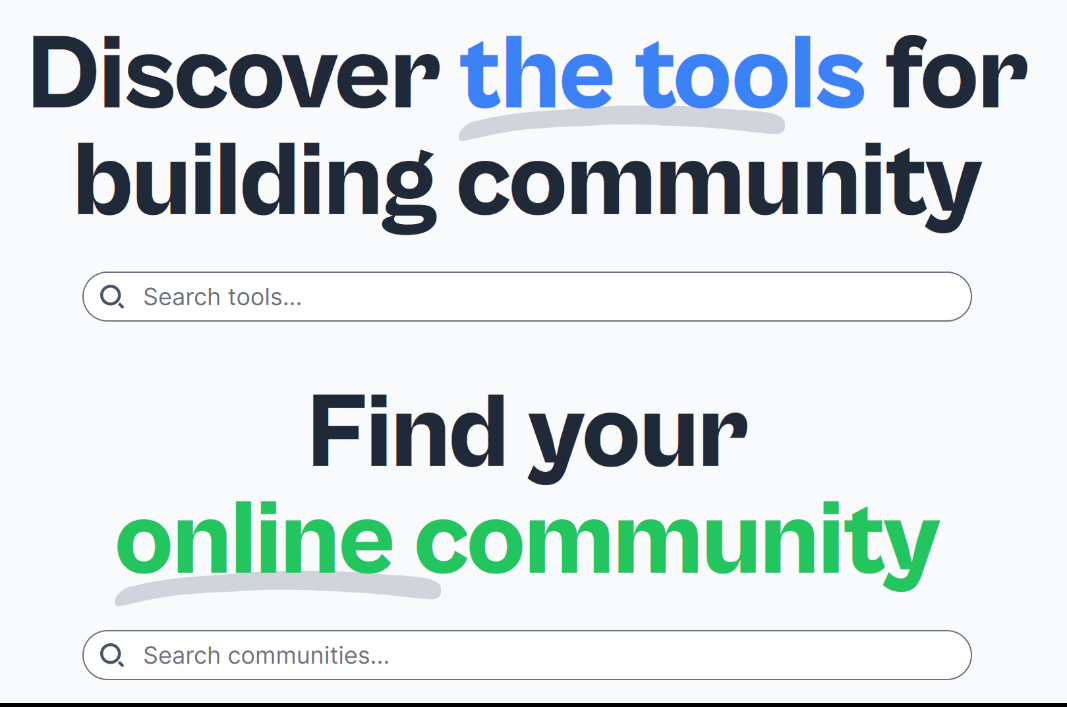 Find Tools for Building Community image 1