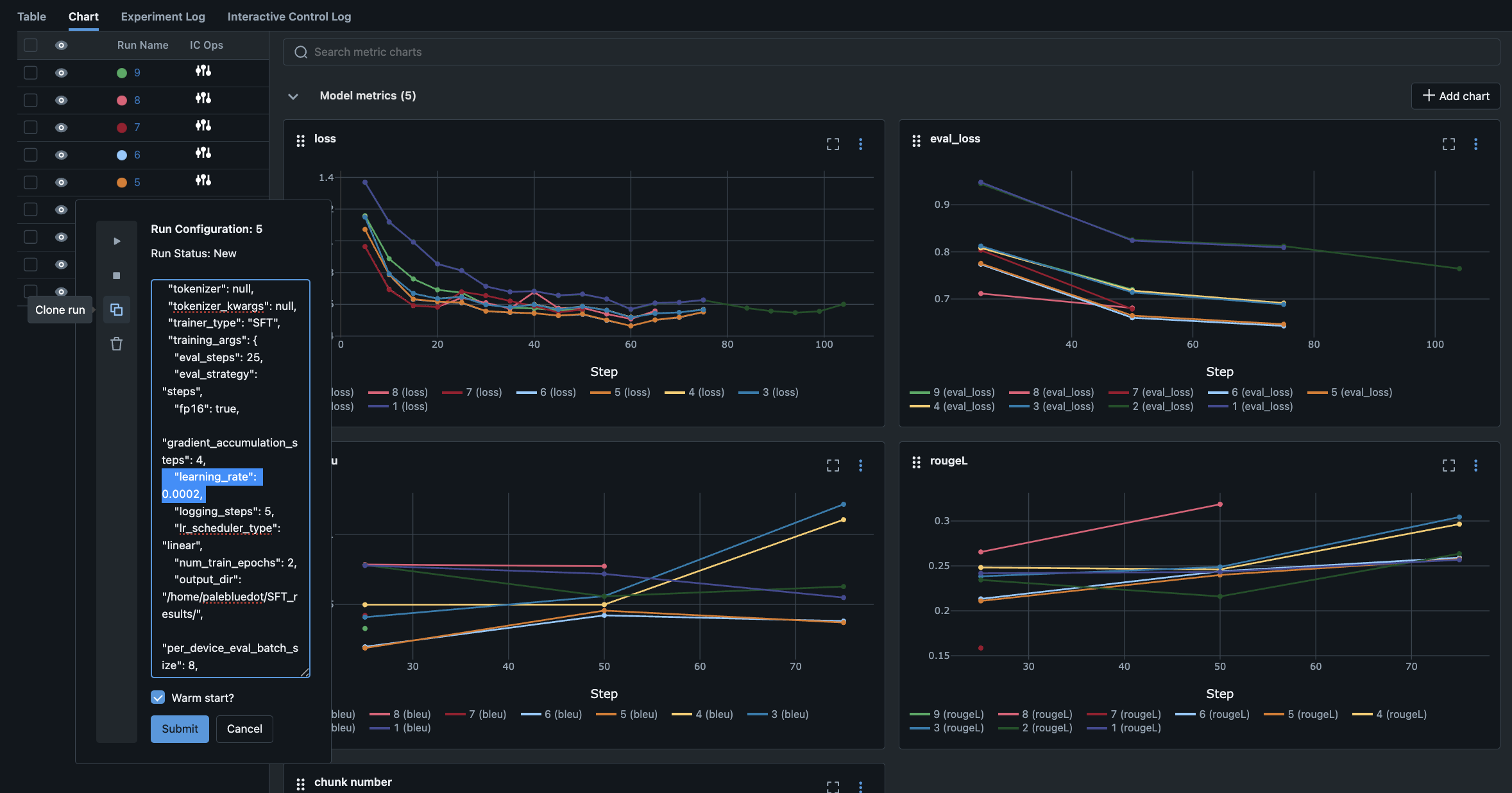 설정을 실시간 복제 및 수정하는 RapidFire의 대화형 컨트롤 이미지