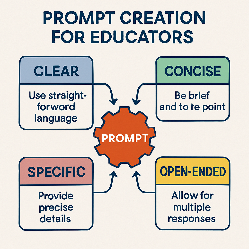 diagram explaining the prompt creation for educators