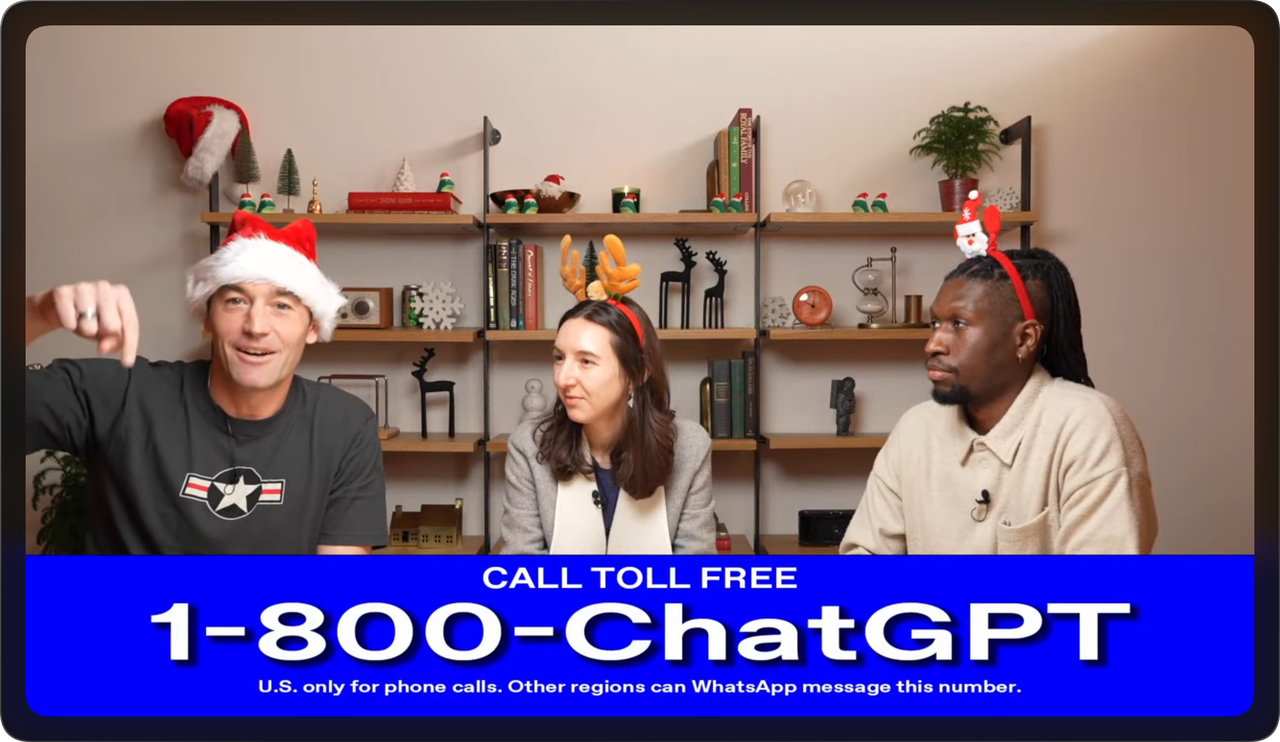 1-800-CHAT-GPT - OpenAI 12일: 10일차 image 1