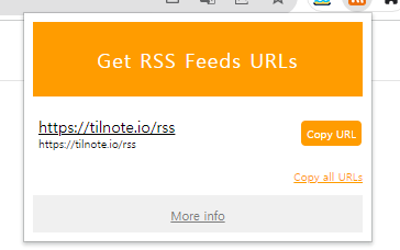 거의 대부분의 사이트에서 RSS 사이트 주소 찾기 image 5