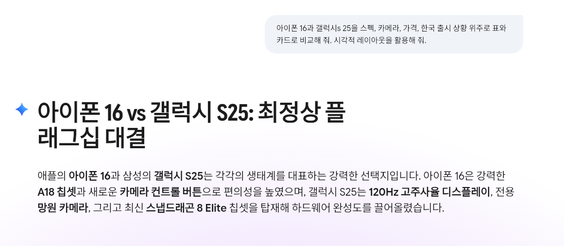 [Gemini 3 꿀팁] 검색의 신세계, '시각적 레이아웃(Visual Layout)' 완벽 사용 가이드 image 6