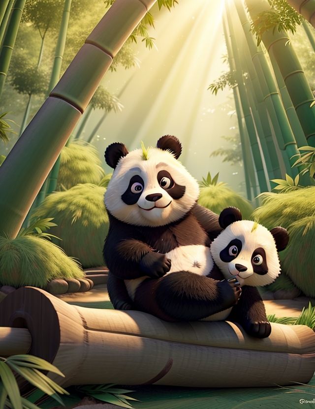 3D_Animation_Style_A_giant_panda_lounging_in_a_bamboo_forest_i_3