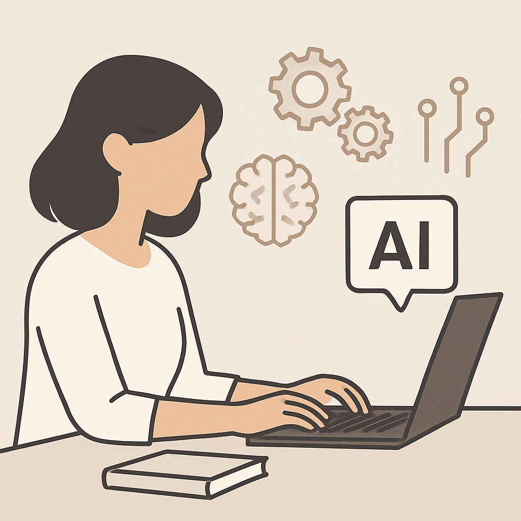 ai공부하는 엄마의 모습