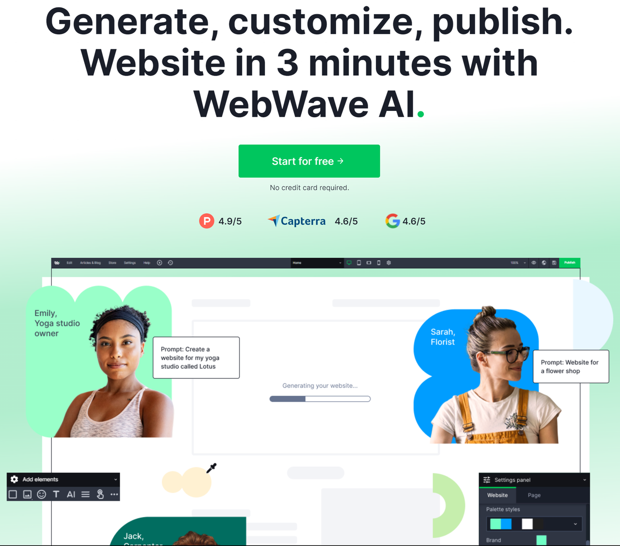 WebWave AI : WebSite Builder image 1