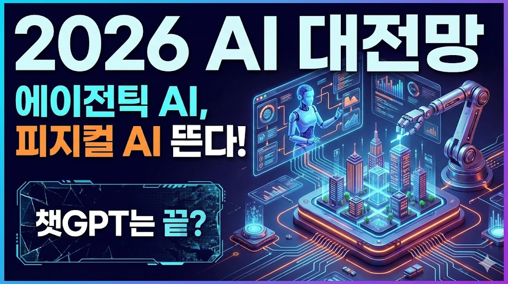 [2026 AI 대전망] 에이전틱 AI, 피지컬 AI 뜬다! 챗GPT는 끝? (맥킨지·OpenAI 분석) image 1