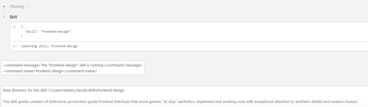 클로드 코드에서 frontend-design skill 사용하기 (실전) image 2