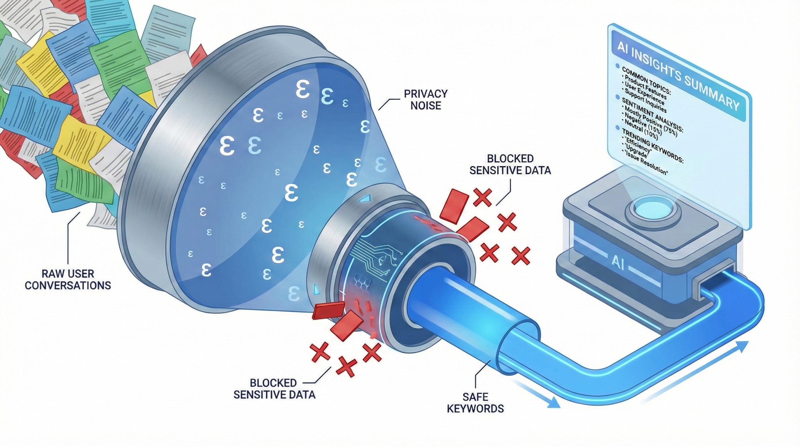 대화에서 데이터로, 프라이버시 지키는 과정