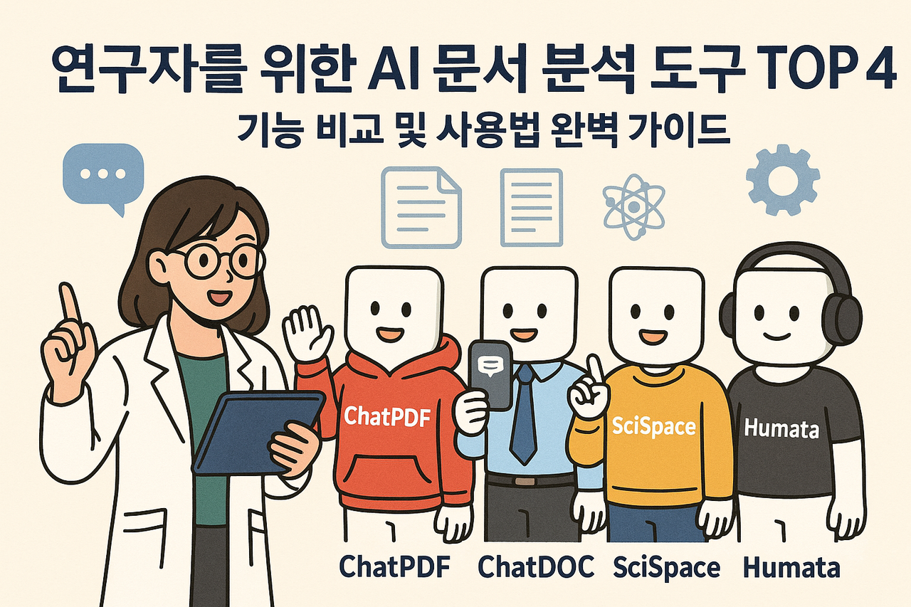 AI 논문 분석 도구 추천! ChatPDF, ChatDOC, SciSpace AI, Humata AI 기능 비교 및 장단점 총정리 image 1