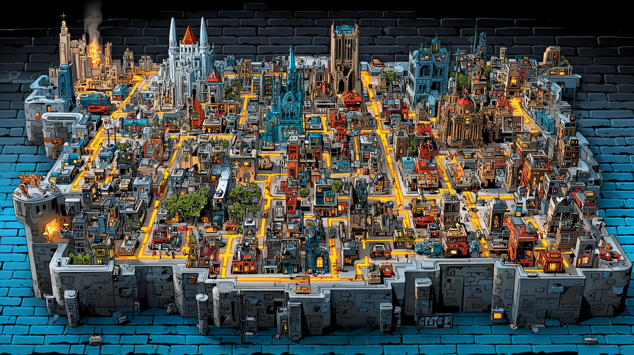reasonofmoon_A_sprawling_city_map_drawn_in_graffiti_on_a_bric_aaf0038d-2e73-4f0f-92e6-fe83a32390db_3