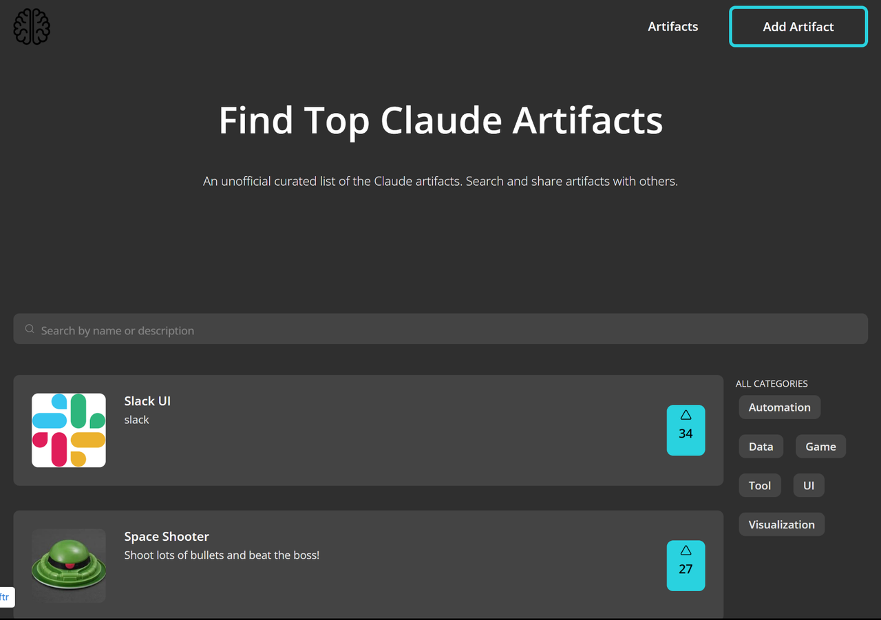 Claude Artifacts Share - TILNOTE