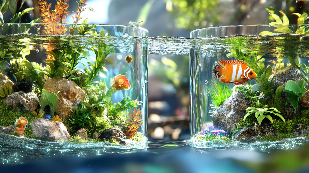 reasonofmoon_Split_aquarium_scene_invisible_barrier_metaphor__4562d923-8bb0-4bd6-8783-001907ce4288_3