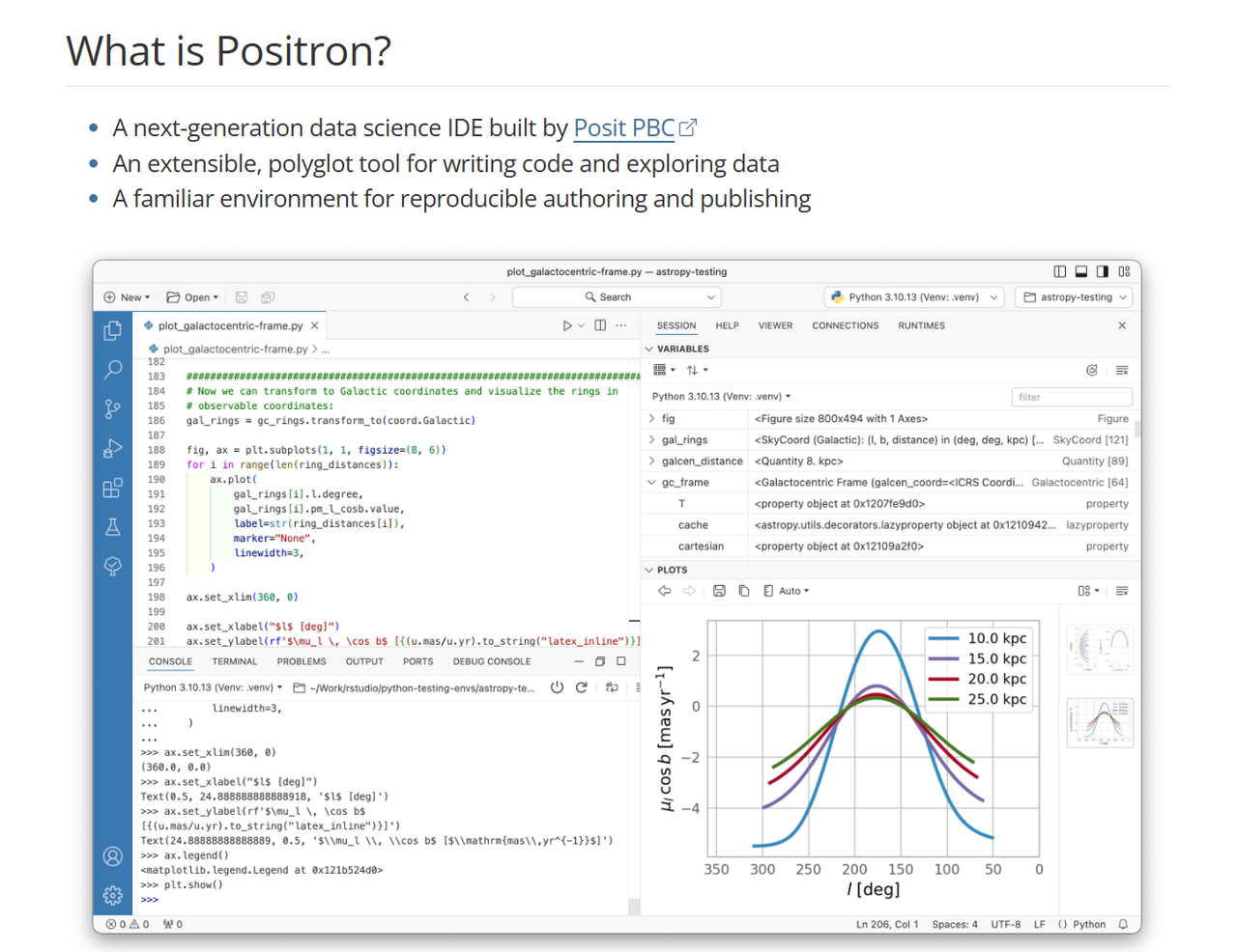 Positron, 차세대 데이터 과학 IDE 전격 공개  image 1