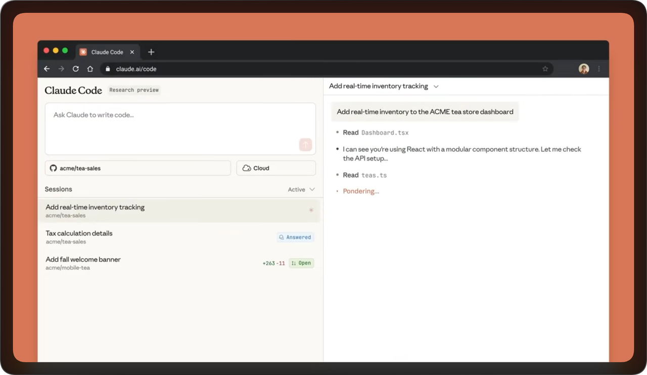 클로드 코드 웹 버전 완전 해부 image 1