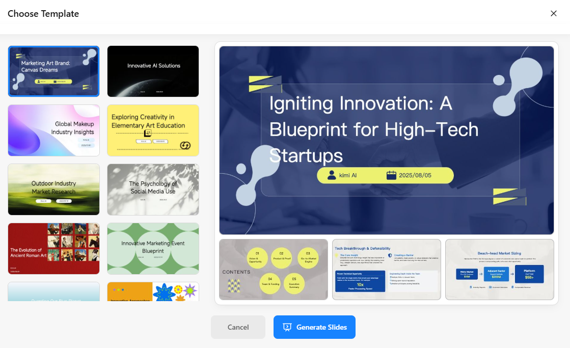 PPT 지옥에서 나를 구원한 무료 AI, Kimi K2슬라이드 활용법 image 10