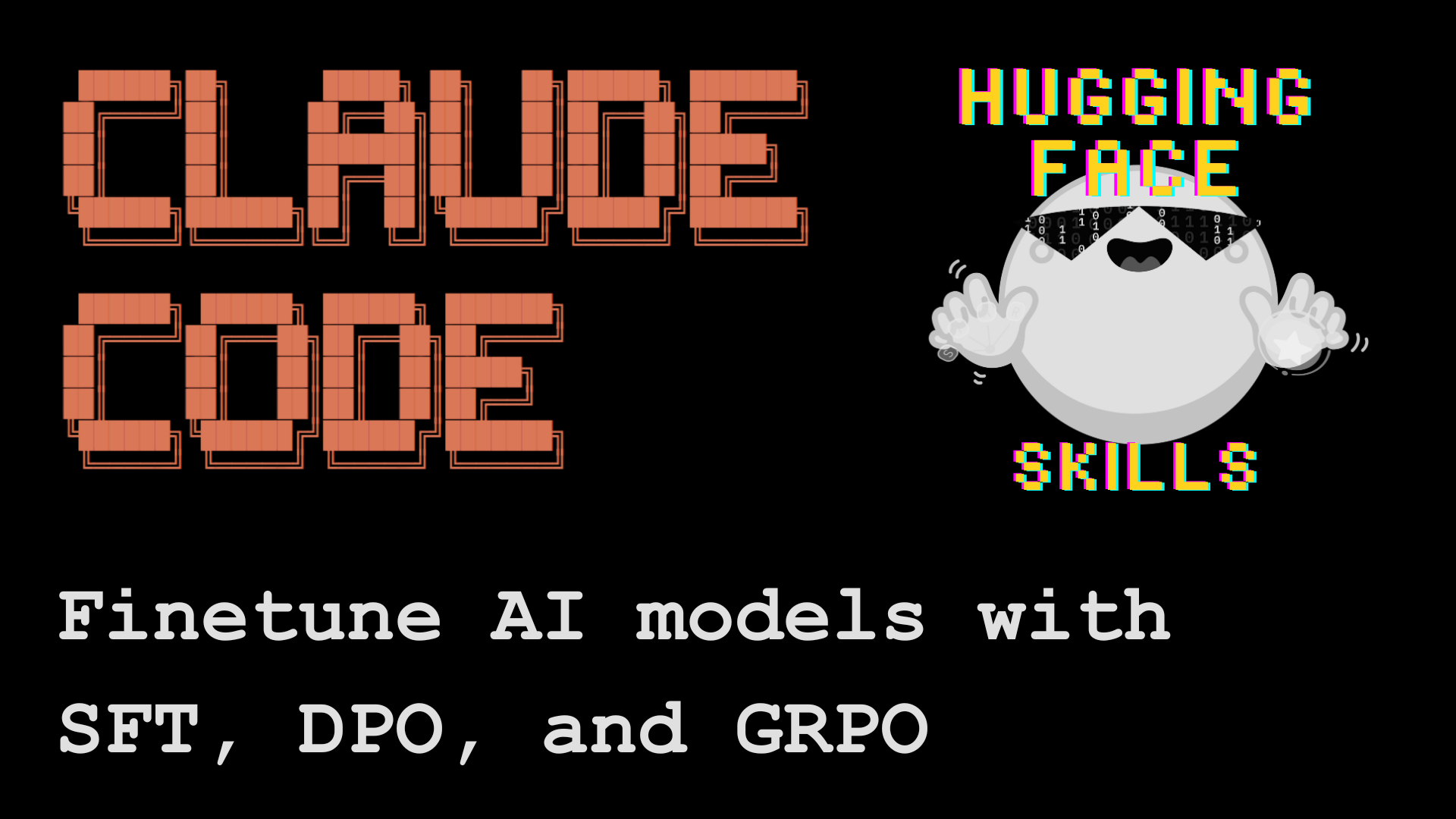 Hugging Face 스킬로 Claude가 LLM을 자동 미세조정하는 화면