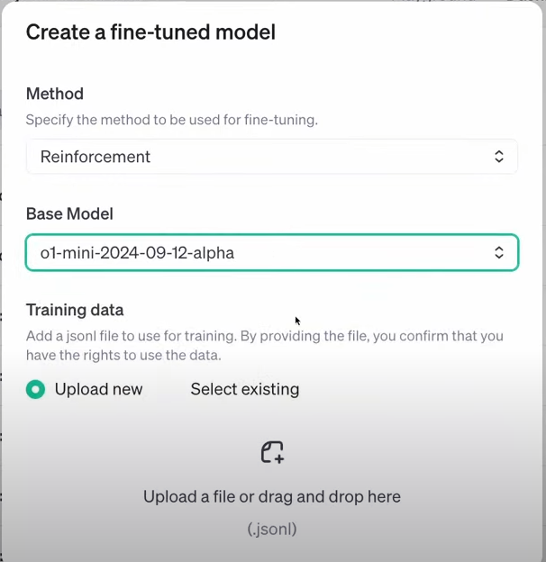 12일간의 OpenAI 제품 발표 2일차 - o1 mini 를 활용한 reinforcement finetuning 모델 발표. image 1